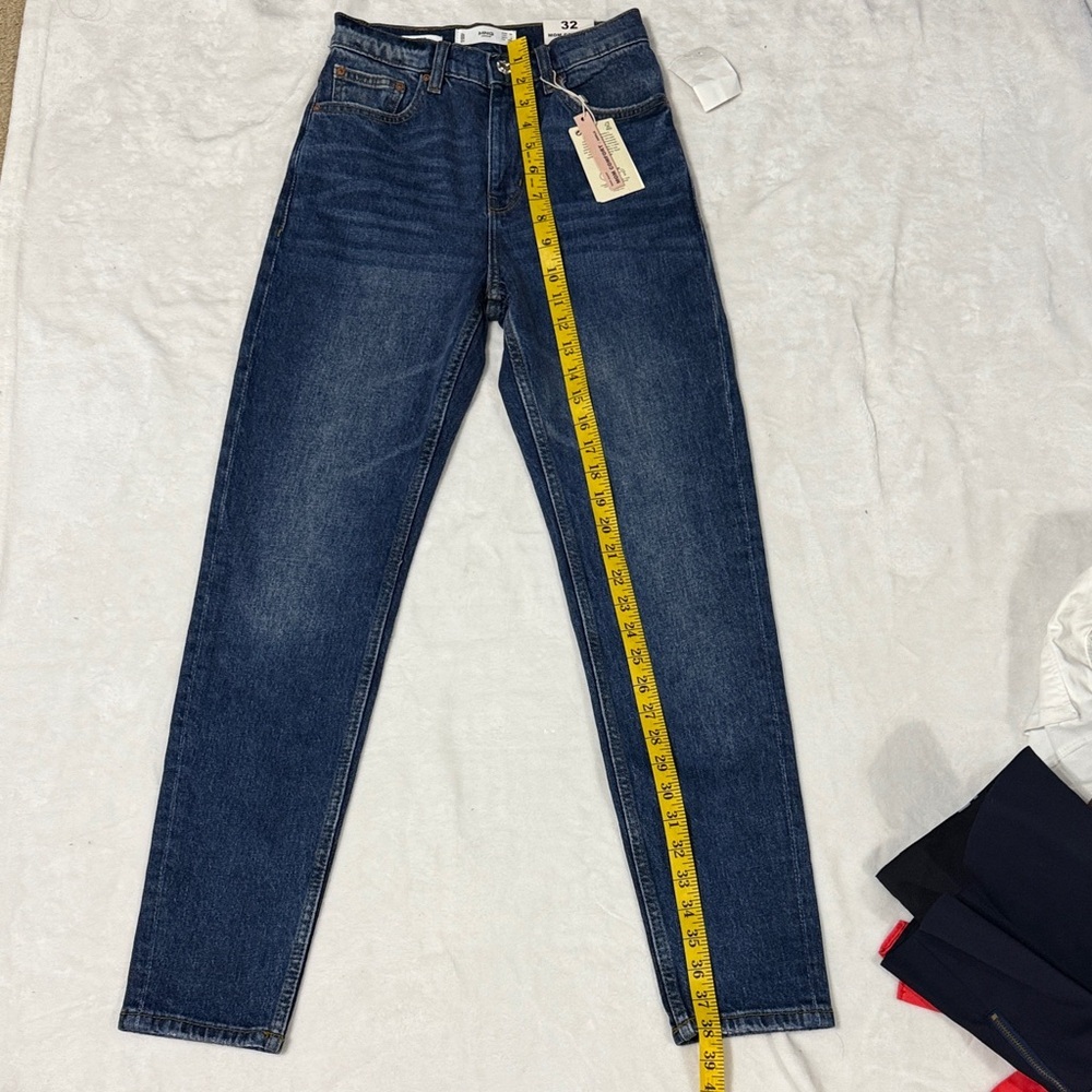Mango Denim High Waist Mom Jeans